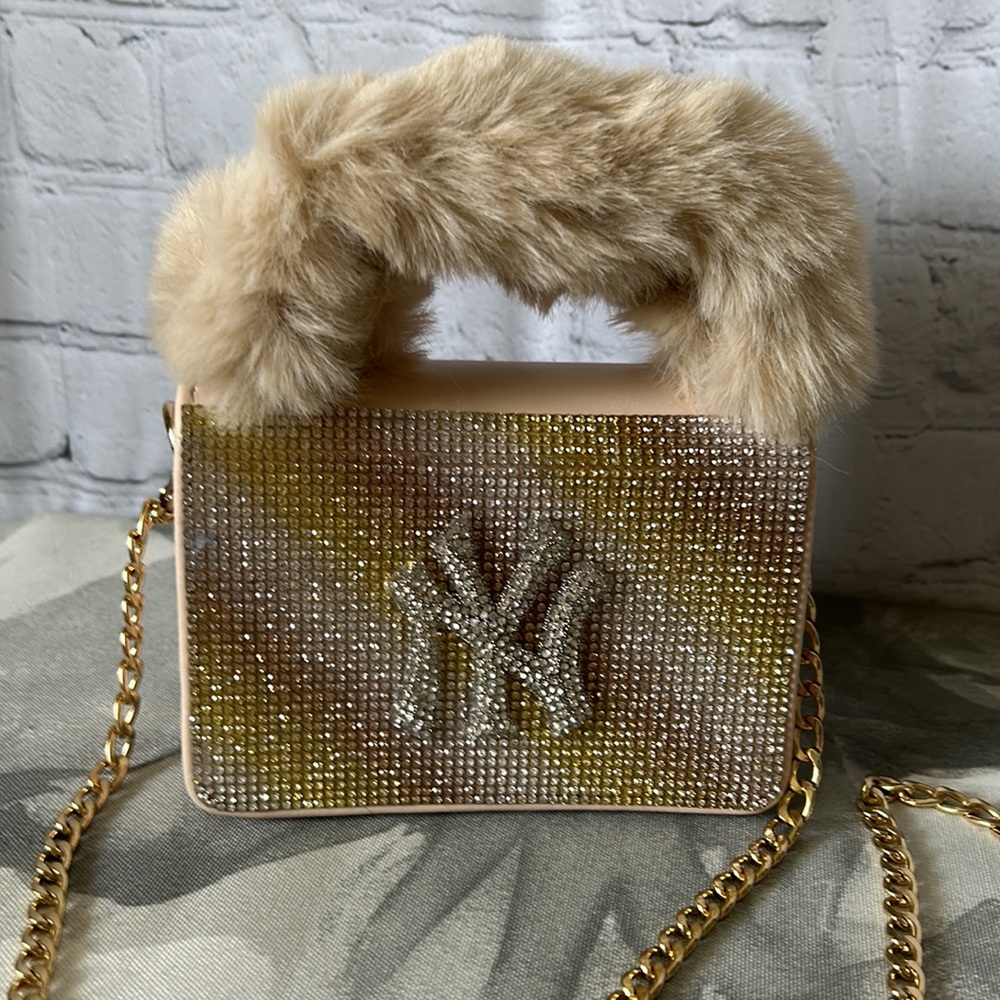 NY Yankees Sparkly Handbag